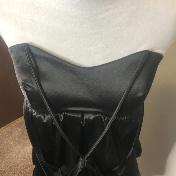 Taboo black jeweled mini halter dress size medium/small - Picture 9 of 16